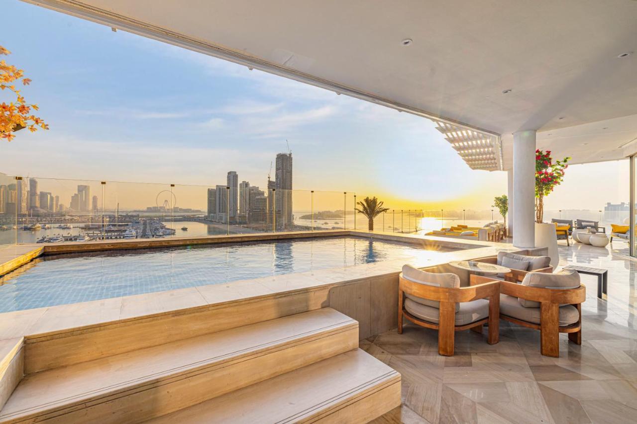 迪拜 Five Palm Luxury Penthouse Full Marina View & Private Pool酒店 外观 照片