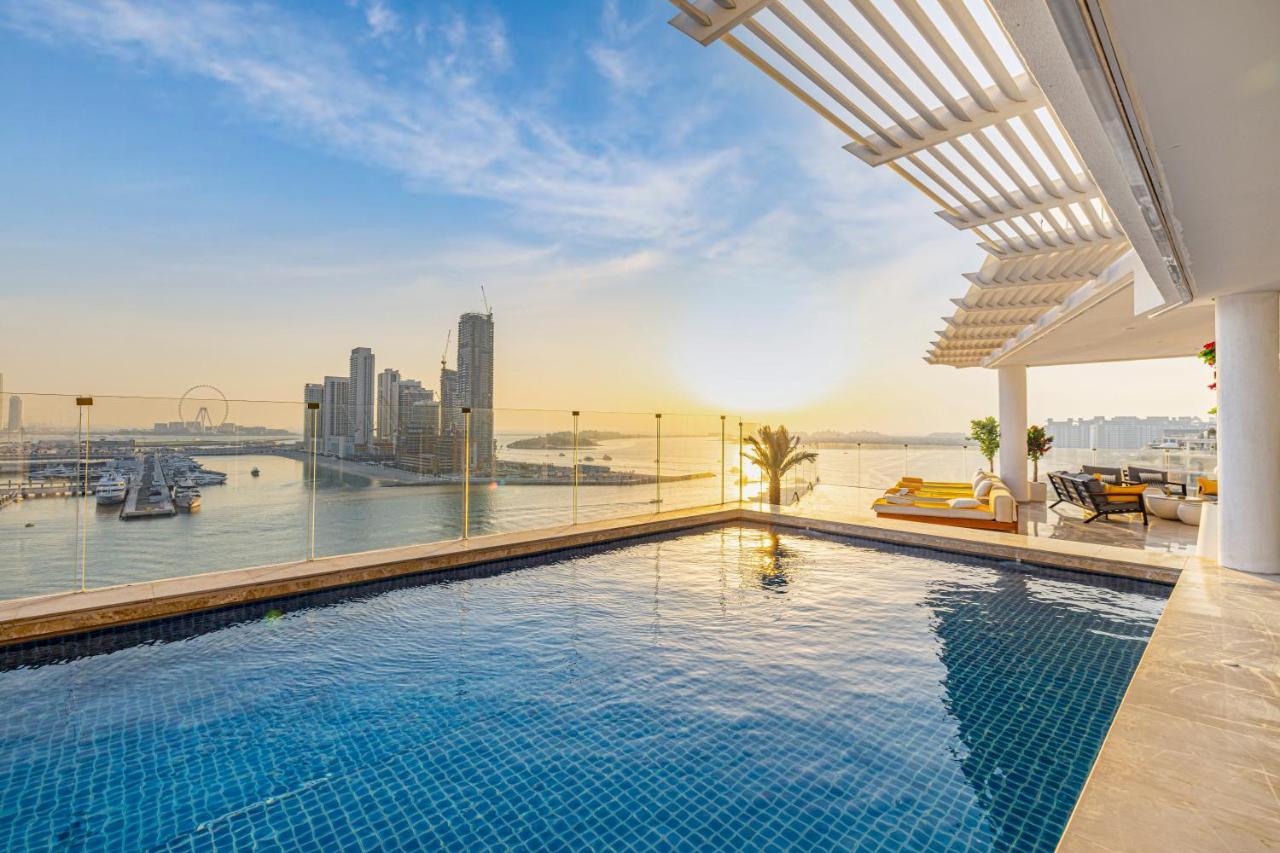 迪拜 Five Palm Luxury Penthouse Full Marina View & Private Pool酒店 外观 照片