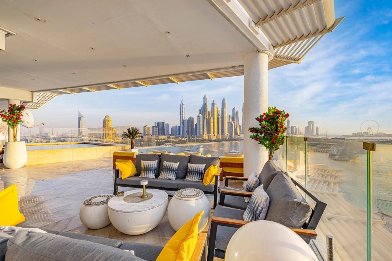 迪拜 Five Palm Luxury Penthouse Full Marina View & Private Pool酒店 外观 照片