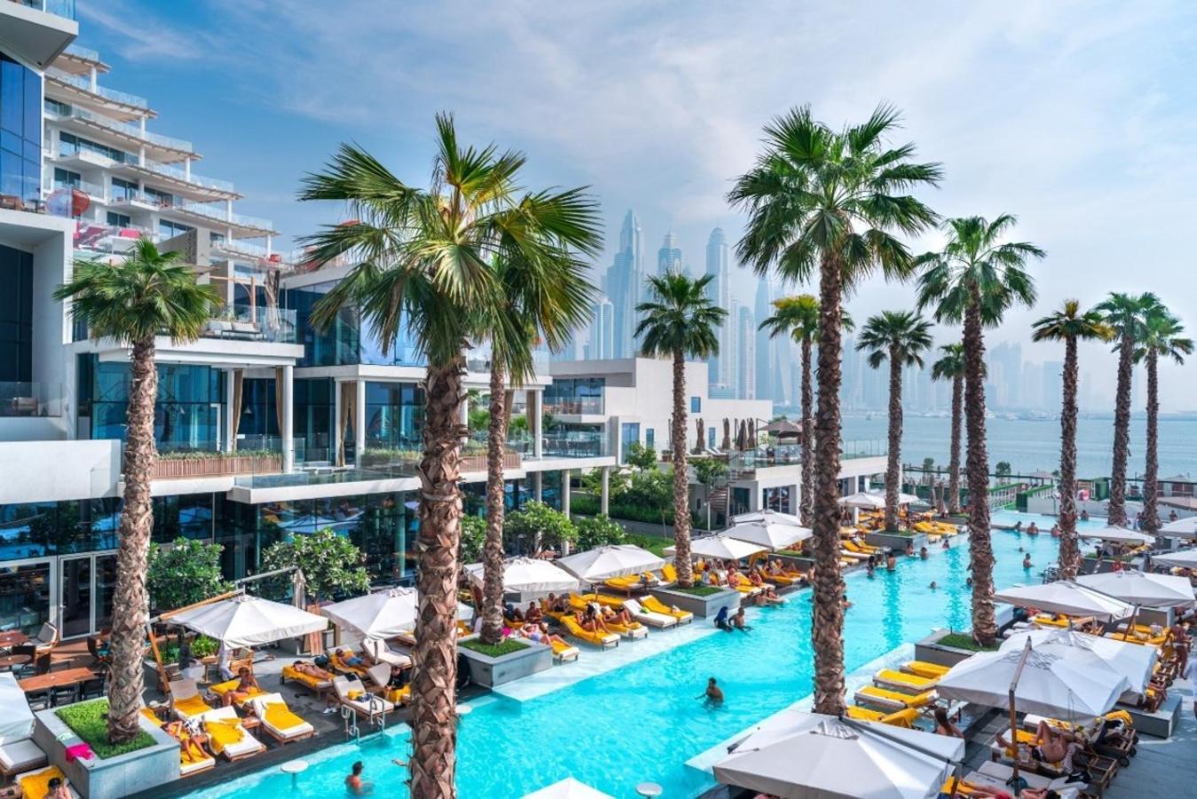 迪拜 Five Palm Luxury Penthouse Full Marina View & Private Pool酒店 外观 照片