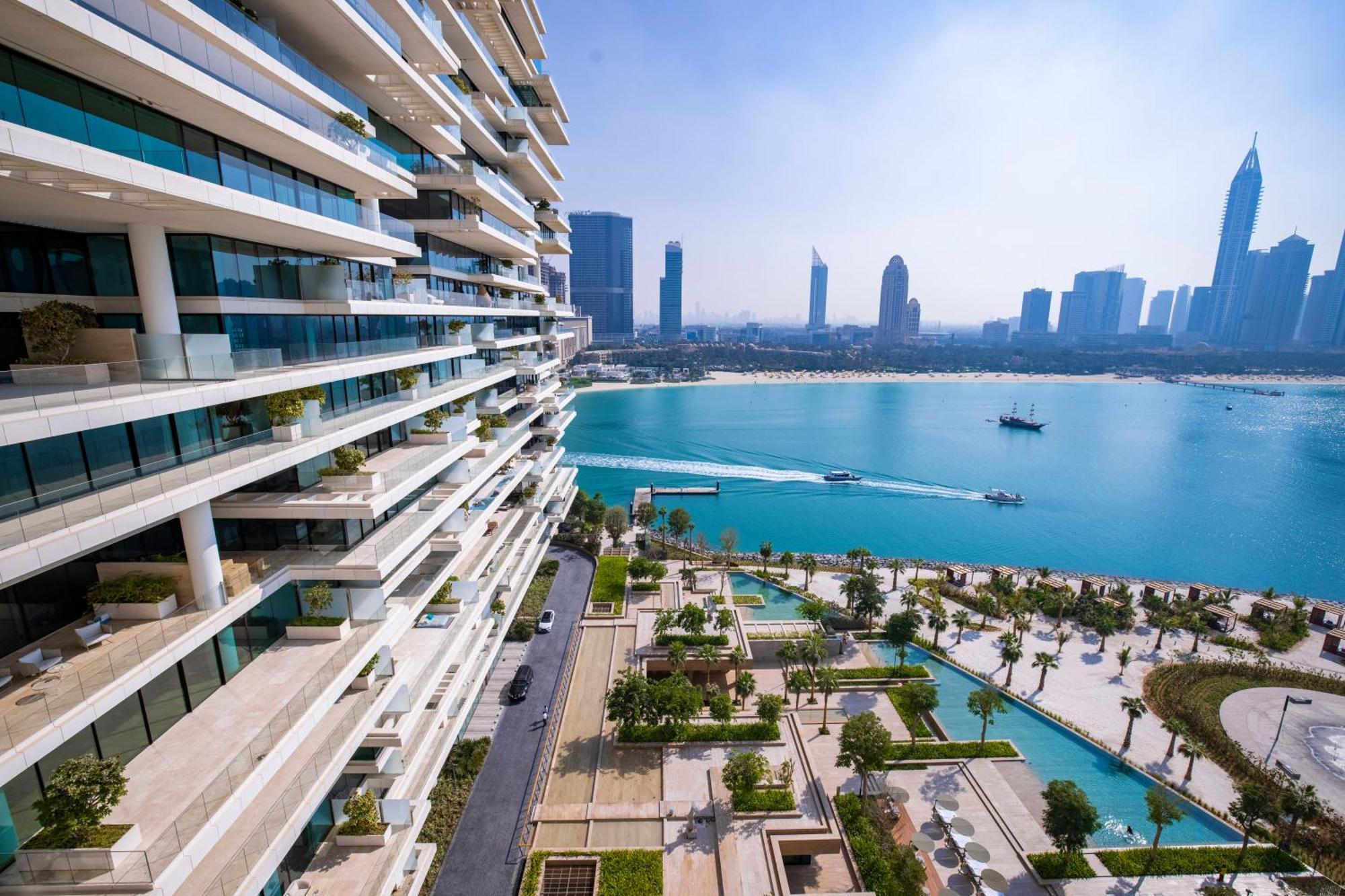 迪拜 Five Palm Luxury Penthouse Full Marina View & Private Pool酒店 外观 照片