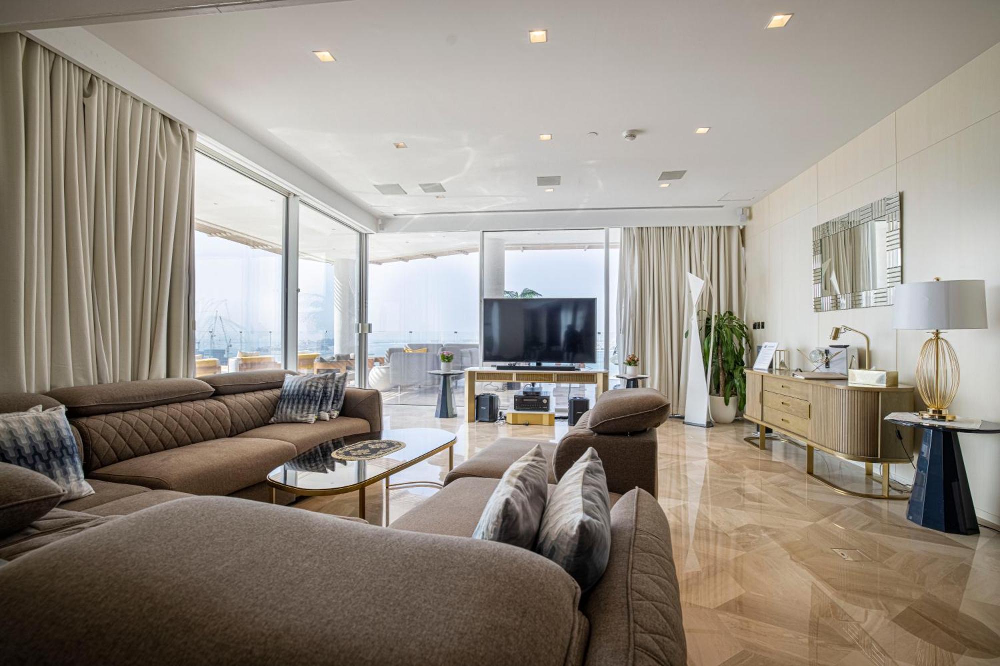 迪拜 Five Palm Luxury Penthouse Full Marina View & Private Pool酒店 外观 照片