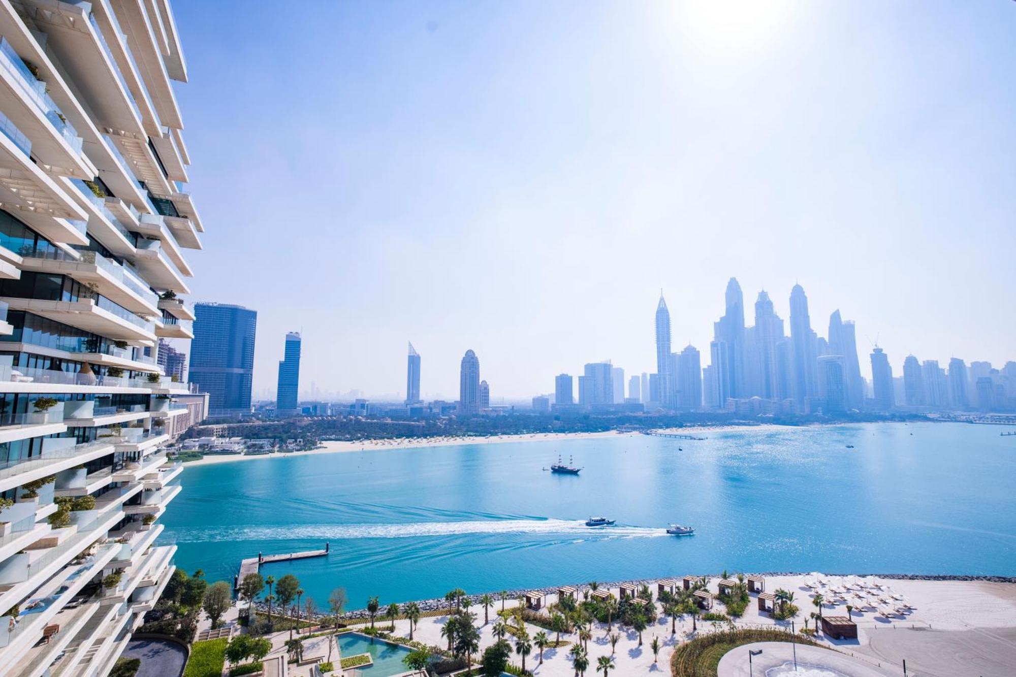 迪拜 Five Palm Luxury Penthouse Full Marina View & Private Pool酒店 外观 照片